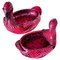 Duck-Shaped Vide Poches or Baskets in Rattan, Italy 1970s, Set of 2, Image 3