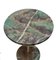 Green Marble and Brass Drink Table, 1990s 2