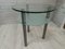 Vintage Glass and Chrome Side Table, 1980s 8