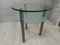 Vintage Glass and Chrome Side Table, 1980s, Image 8