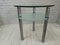 Vintage Glass and Chrome Side Table, 1980s 7