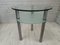 Vintage Glass and Chrome Side Table, 1980s 6