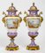 19th Century Iridescent Sèvres Porcelain and Gilt Bronze Covered Vases, Set of 2 6