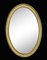 Oval Wall Mirrors, 1890s, Set of 2 3