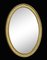 Oval Wall Mirrors, 1890s, Set of 2, Image 3