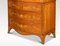 Painted Satinwood Serpentine Two Door Wardrobe, 1890s 3