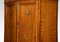 Painted Satinwood Serpentine Two Door Wardrobe, 1890s 11