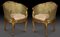 Louis XVI French Tub Armchairs, 1890s, Set of 2 1