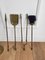 Vintage Italian Four-Piece Brass Fireplace Tool Set with Stand, 1980s, Set of 4 7