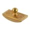 Fermacarte vintage in bronzo e legno, Immagine 1