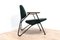 Mid-Century Modern Leather Polygon Lounge Chair, 2010, Image 10