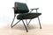 Fauteuil Polygone Mid-Century en Cuir, 2010 1