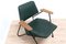 Mid-Century Modern Leather Polygon Lounge Chair, 2010, Image 4