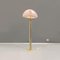 Modern Italian Ground Lamp in Brass, Metal and White White Fabric, 1980s, Image 19