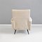 Italienische Moderne Sessel aus Hellgrauem Bouclé Stoff & Schwarzem Metall, 1960er, 2er Set 7