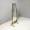 Art Deco ItalianFull-Length Self-Supporting Tilting Floor Mirror in Brass, 1940s 2