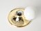 Gold Brass Light Ball from Flos, 1965 16