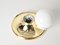 Gold Brass Light Ball from Flos, 1965, Image 16