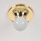 Gold Brass Light Ball from Flos, 1965, Image 6