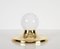 Gold Brass Light Ball from Flos, 1965, Image 3