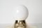 Gold Brass Light Ball from Flos, 1965, Image 8