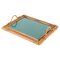 French Riviera Serving Tray in Bamboo and Rattan, 1970s, Image 1