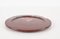 Mid-Century Porphyry Red Marble Decorative Plate, 1950s 9