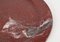 Mid-Century Porphyry Red Marble Decorative Plate, 1950s 6
