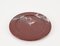 Mid-Century Porphyry Red Marble Decorative Plate, 1950s 7