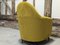 Golden Velvet Yellow Armchair, Image 7
