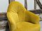 Fauteuil en Velours Doré Jaune 9