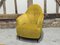 Golden Velvet Yellow Armchair 1