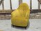 Golden Velvet Yellow Armchair, Image 1