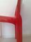 Roter Stadiontisch & Selene Stühle von Vico Magistretti für Artemide, Italien, 1970er, 5er Set 23