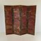 Antique Chinoiserie Leather Screen, 1890s, Image 1