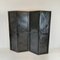 Antique Chinoiserie Leather Screen, 1890s, Image 3