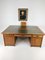 Antique Partner Desk in Oak, 1890s 13