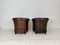 Vintage Sheep Leather Chairs, Set of 2 9