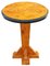 Late 20th Century Burr Yew Pedestal Lamp or Side Table, 1990s, Image 2