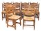 Sedie da pranzo di Guillerme Et Chambron, anni '50, set di 12, Immagine 9