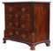 Antique Late 18th Century Georgian Mahogany Batchelors Chest of Drawers, Image 3