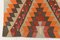 Tapis Kilim Artisanal en Laine, Turquie 7