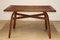 Vintage Dining Table in Oak and Braided Raffia, 1950s 1
