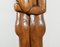 Figurative Skulptur, 1950er, Massives Mahagoni 20