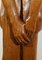 Figurative Skulptur, 1950er, Massives Mahagoni 11
