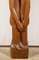 Figurative Skulptur, 1950er, Massives Mahagoni 10