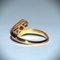 Vintage Gold Ring with Diamonds and Ruby, Image 12