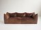 Bambole Sofa in Buffalo Leather by Mario Bellini, Ed.B&B, 1970s 2