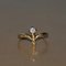 Ring mit Vogelklauen aus Gold, Frankreich 10