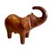 Tabouret Sculpture Éléphant en Cuir, Set de 2 4